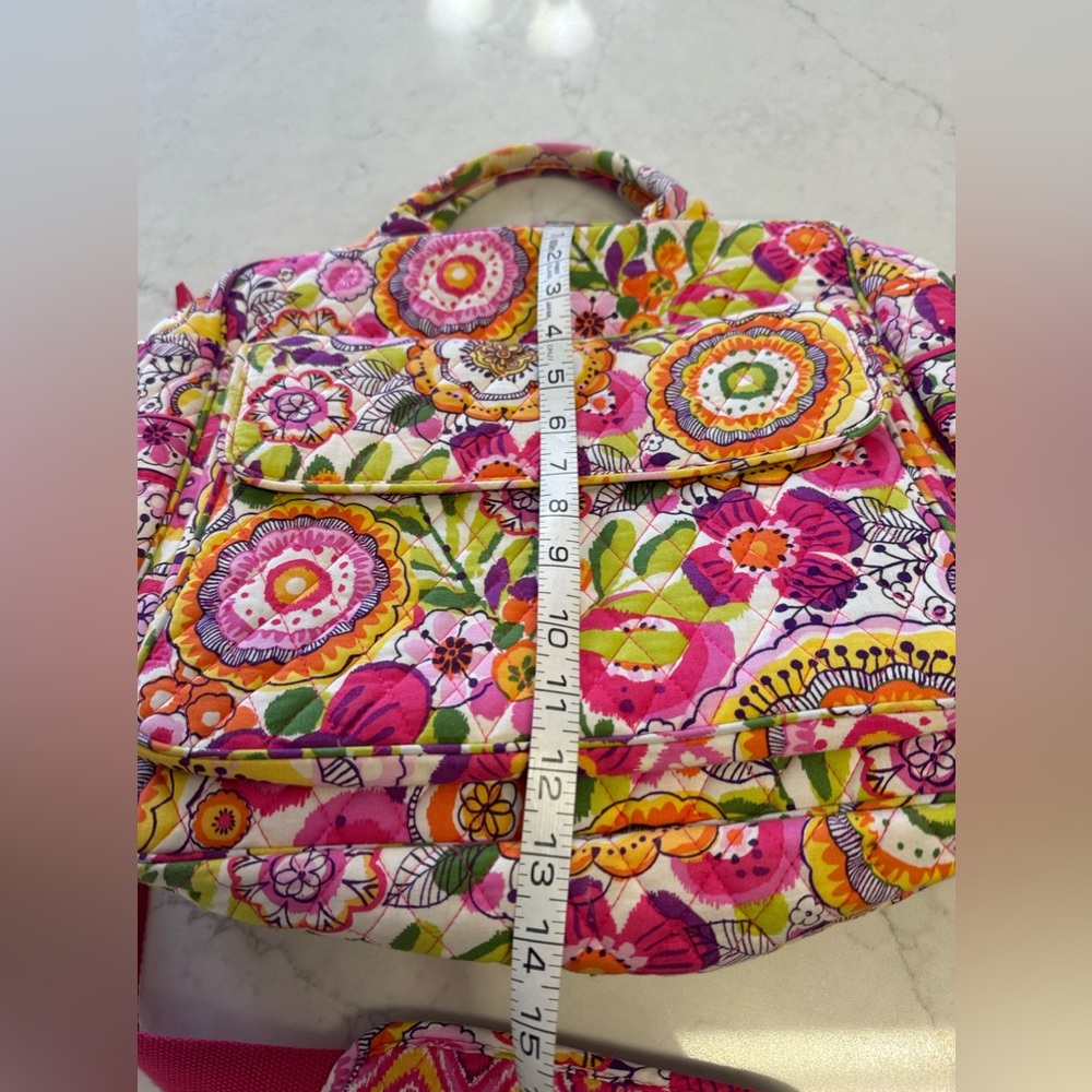 Vera Bradley Pink Floral Shoulder Bag / Tote - Picture 4 of 9